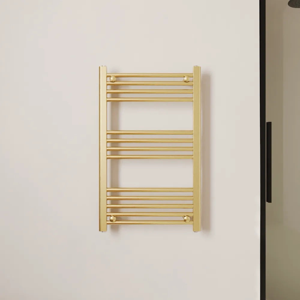 Termoarredo idraulico 800x500 oro spazzolato interasse 450 | Polaris