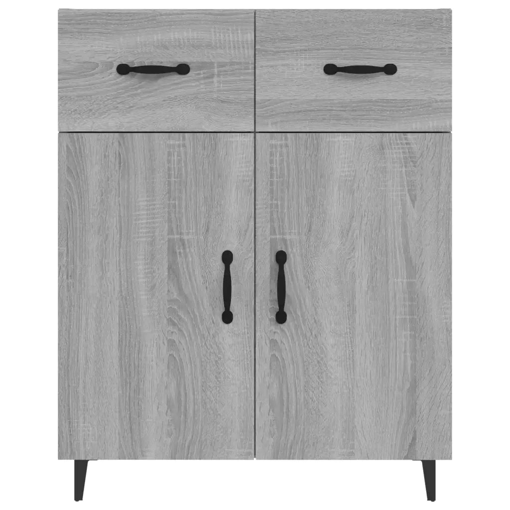 Credenza-Buffet-Armadio da cucina Grigio Sonoma 69,5x34x90 cm in Legno Multistrato 674512