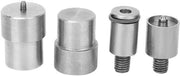 Set di Drukknoopmatrijs in Acciaio Inossidabile - 4 Pezzi - Per 651/633/831 Dadi - Duraturo - Installazione Facile - Per Scuole di Cuoio - Set di Drukknoop