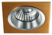 Faretto da incasso quadrato 1xMR16 oro/cromo Candellux