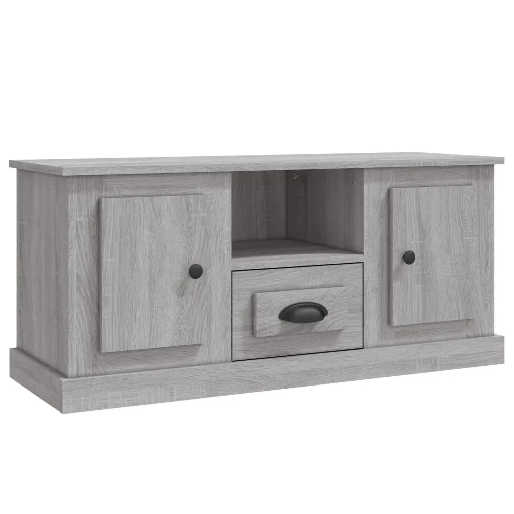 Mobile TV Grigio Sonoma 100x35,5x45 cm in Legno Multistrato 816462