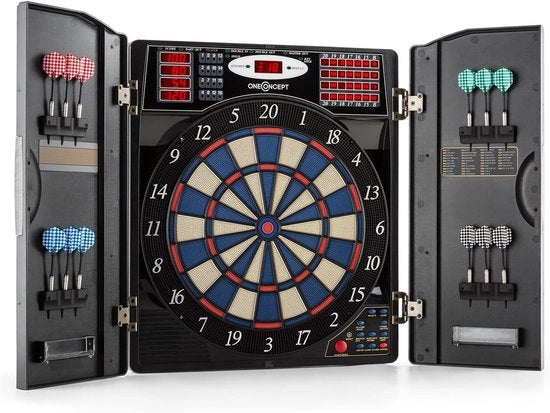Tavolo da Darts Elettronico con 38 Giochi e 211 Varianti per fino a 16 Giocatori