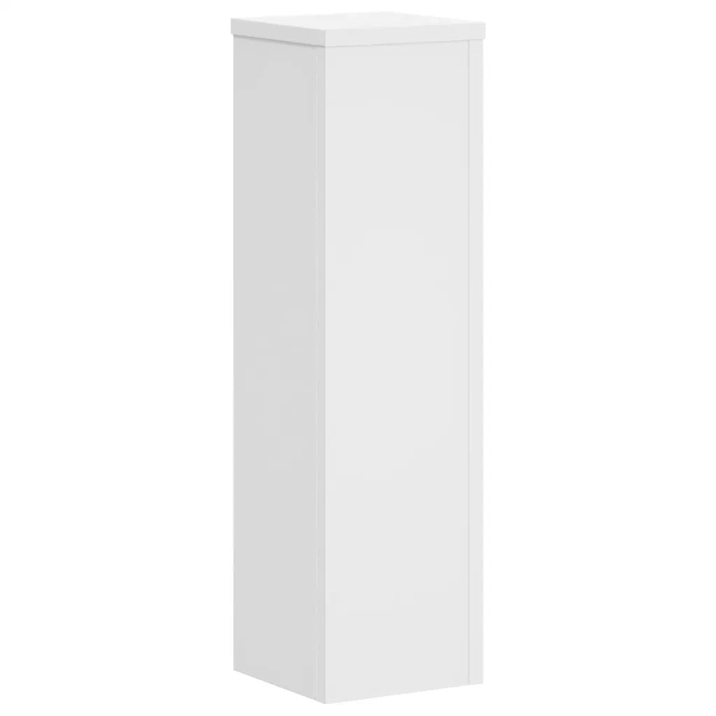 Supporti per Piante 2 pz Bianchi 17x17x60 cm Legno Multistrato 852933