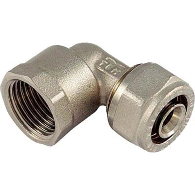 GOMITO MULTISTRATO FILETTO FEMMINA BAMPI - OTTONE MM 16X1/2F- 10 pezzi