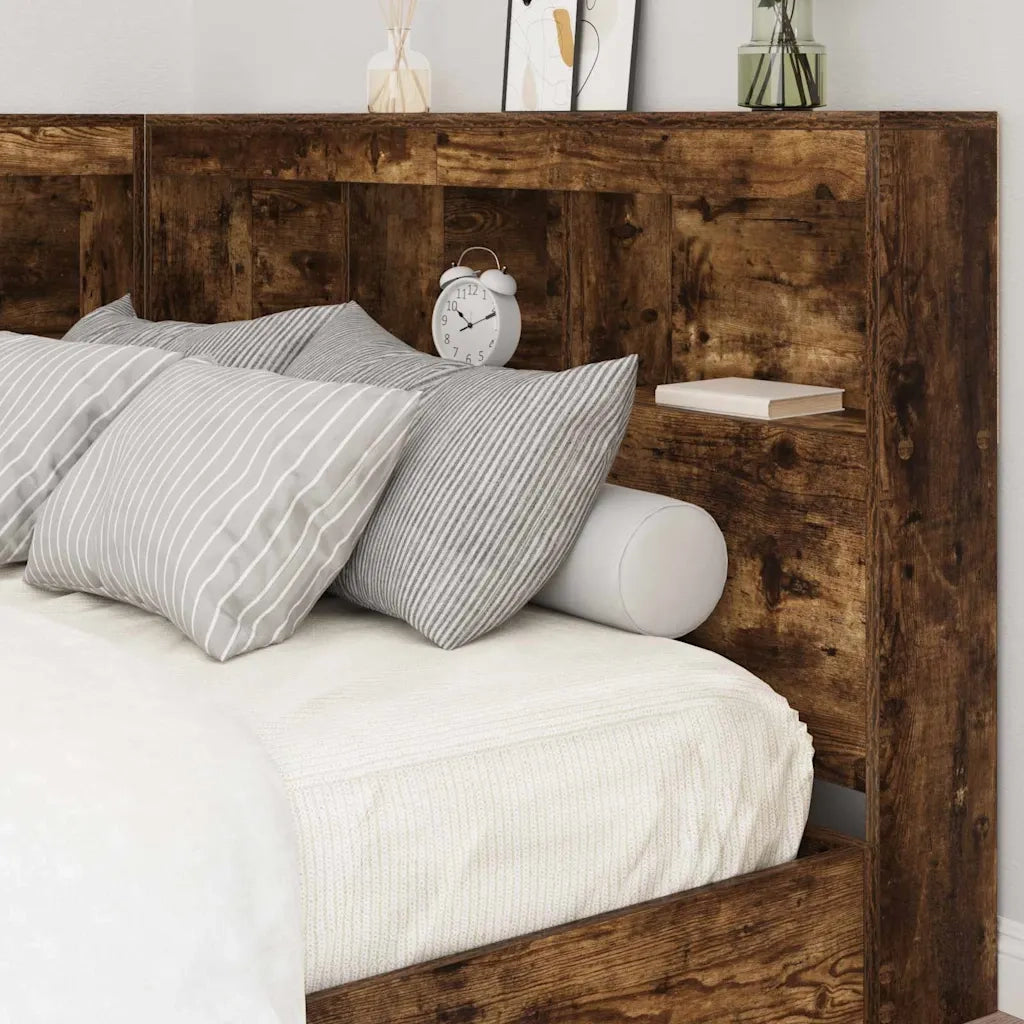 Testata contenitore Rovere fumé 120 cm Legno multistrato 3335481