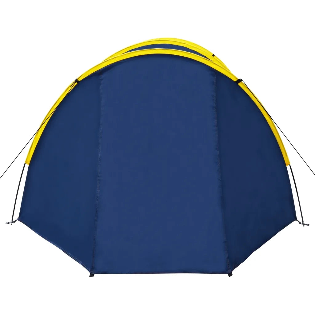 Tenda da Campeggio per 4 Persone Blu Marino/Giallo 90517
