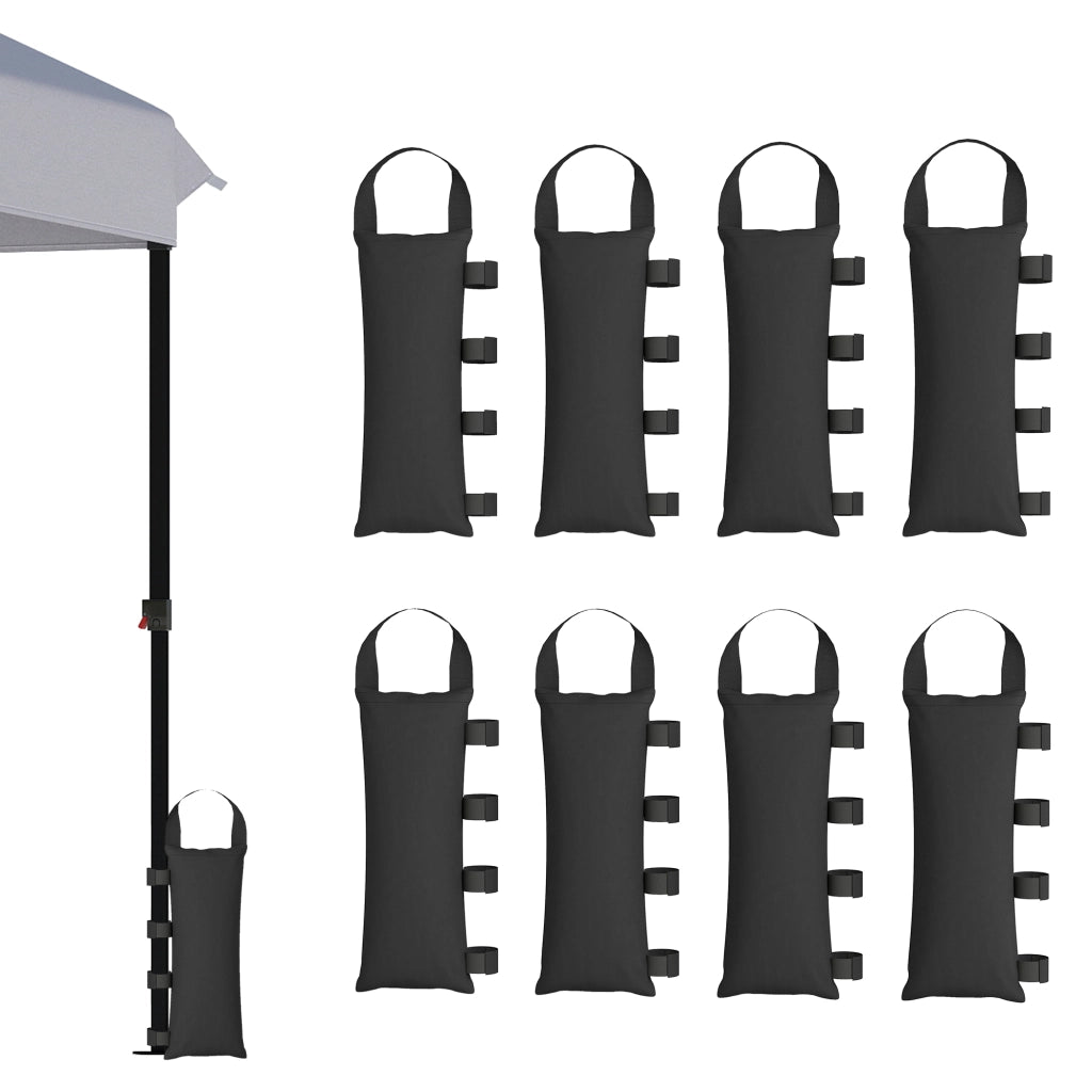 Set di 8 Borse Zavorra per Tenda ¨C Zephmum ¨C Nero