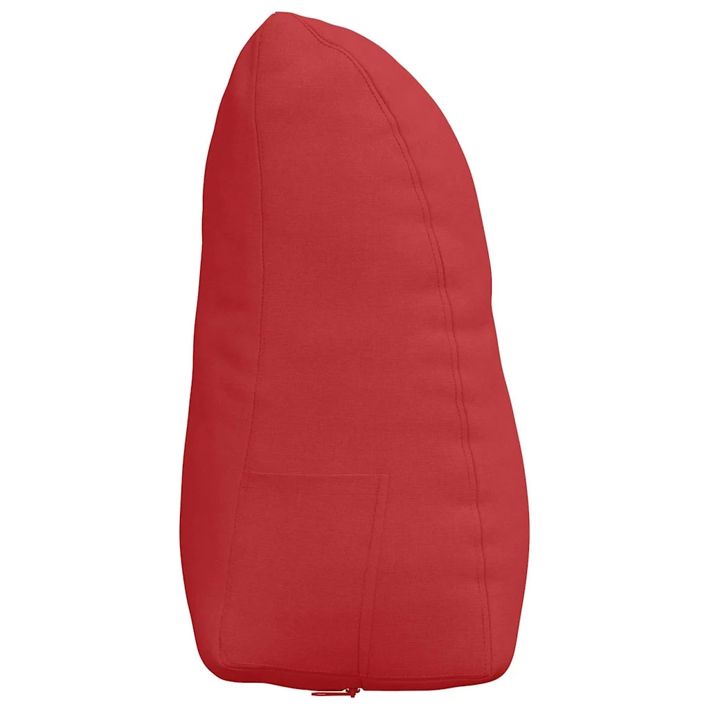 Cuscino per Schiena | Cuscino dorsale Rosso 45 x 24 x 50 cm Tessuto