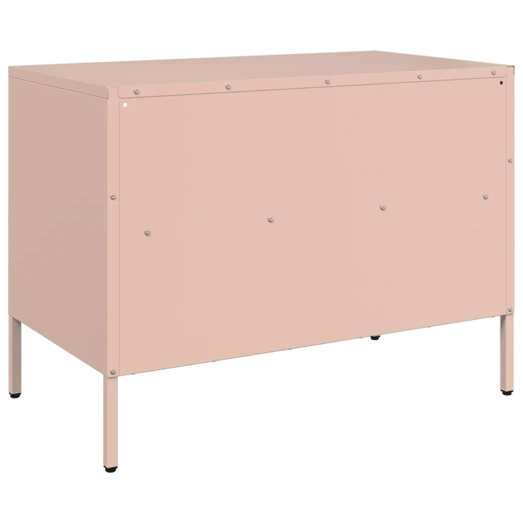 Mobile TV Rosa 68x39x50,5 cm in Acciaio 843044