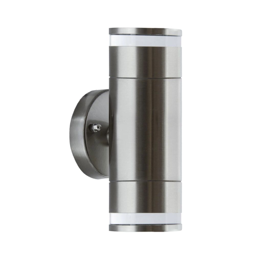 Applique esterno parete up&down cromo opaco 2xGU10 IP54