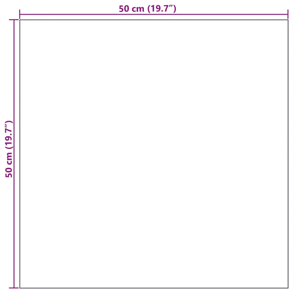 Piastrella per Tappeto Marrone 50 x 50 cm 20 pz PP e Bitume CFW1016328