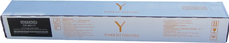 ORIGINAL Utax toner giallo CK-8511Y 1T02L7AUT1 ~12000 Seiten