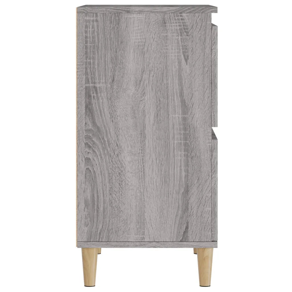 Credenze 3pz Grigio Sonoma 60x35x70 cm in Legno Multistrato 3185773