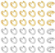 Slittini a goccia 60 pezzi - Slittini a goccia con chiusura - Slittini a goccia in ottone - Slittini a goccia aperti - Slittini a goccia per connessione - Diametro 0,55 cm