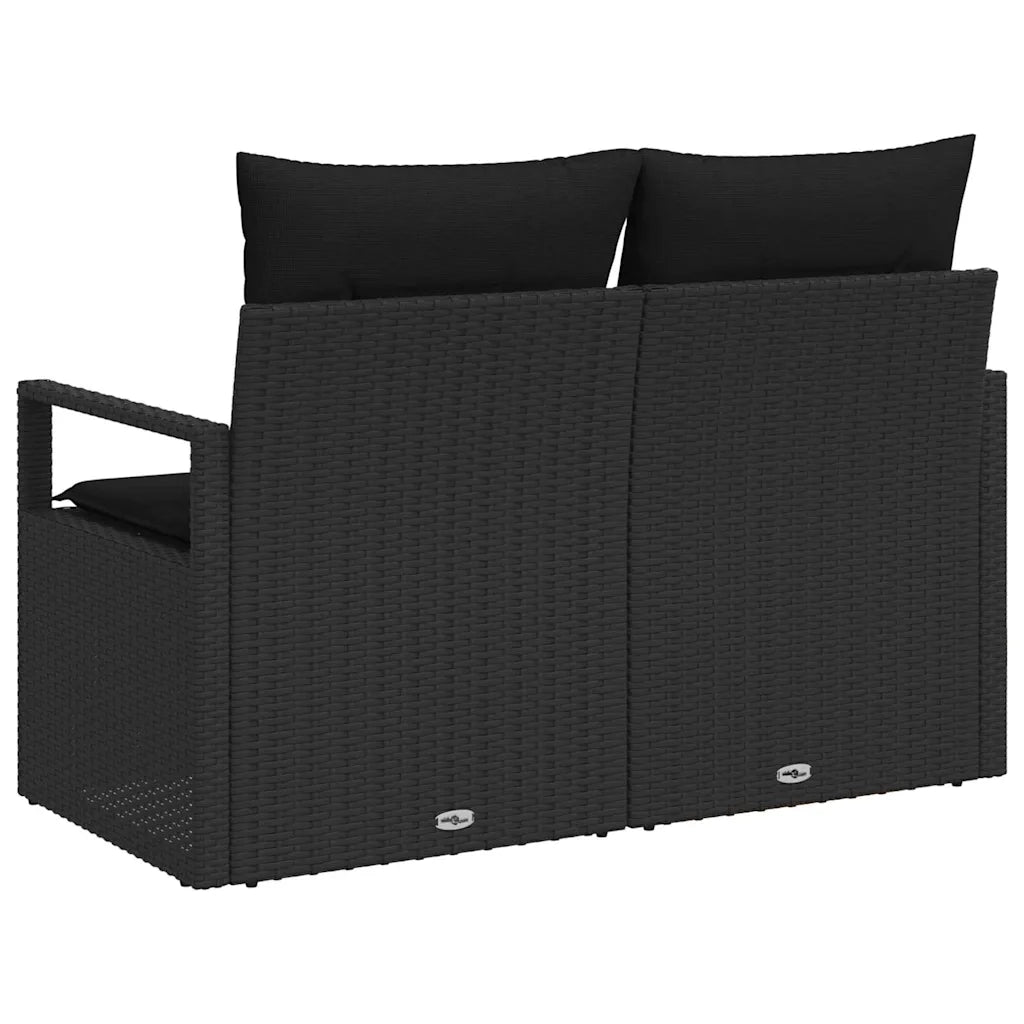Divano da giardino con cuscino 120 x 62 x 69 cm. polyrattan 42006771