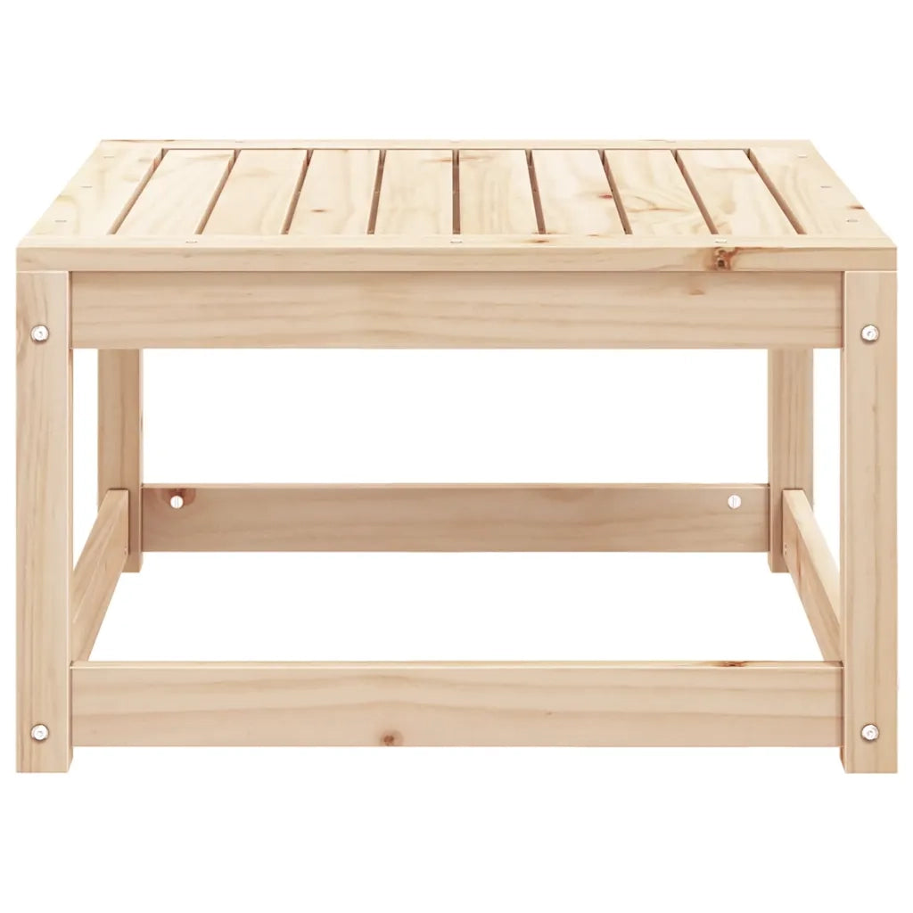 Poggiapiedi da Giardino in Legno Massello di Pino CFW7525372