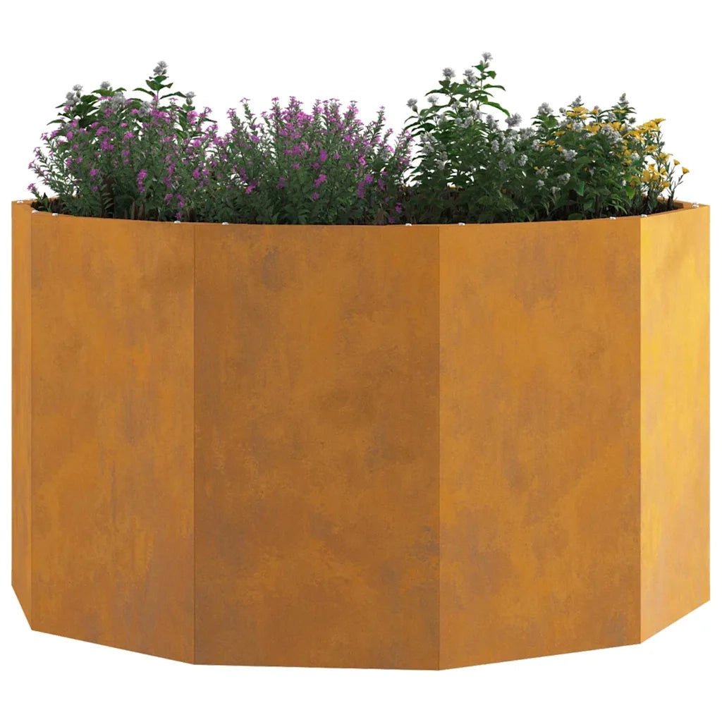 Fioriera Ruggine-Vaso-Contenitore per Piante 90 x 90 x 50 cm