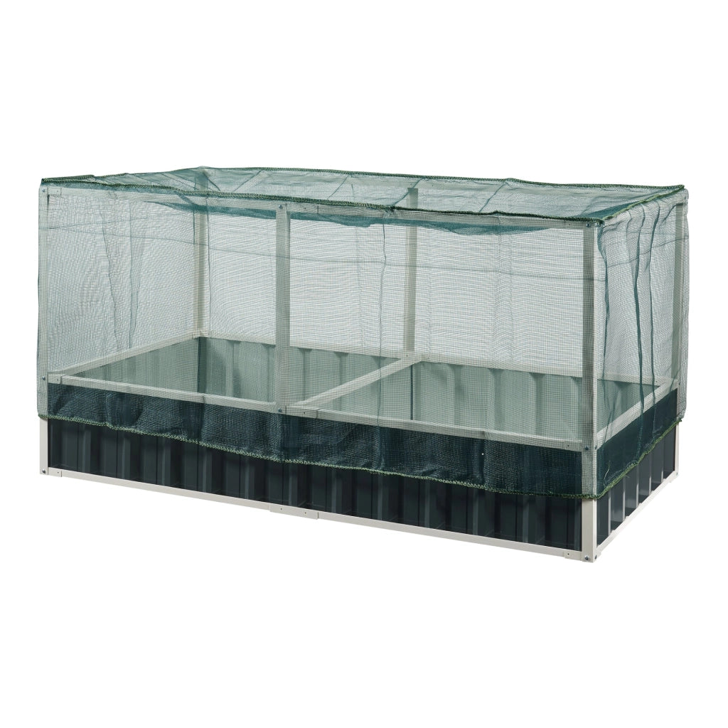 Fioriera rialzata 174 x 90 x 88 cm verde antracite 03_0009501