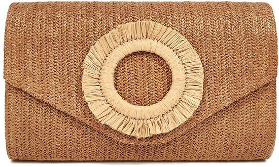 Borsa a Mano per Donne, Borsa da Spiaggia per Estate, Borsa Enveloppe per Feste Formali e Matrimoni 2025