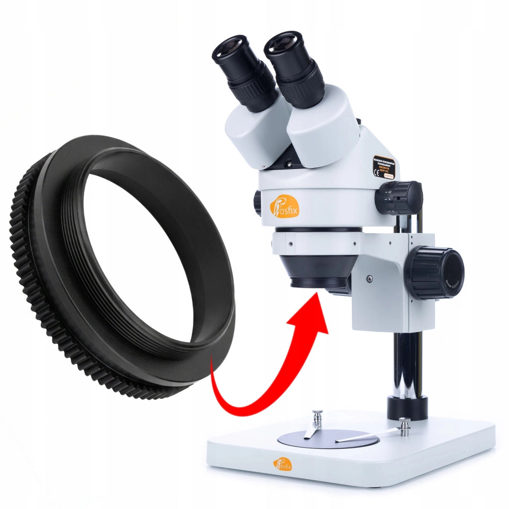 Adattatore LED per Microscopio Stereoscopico 48mm – Costruzione Leggera e Durevole | Filettatura 1-7/8"