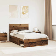 Struttura del letto Legno vecchio 120 x 200 cm Pino massello 3409388