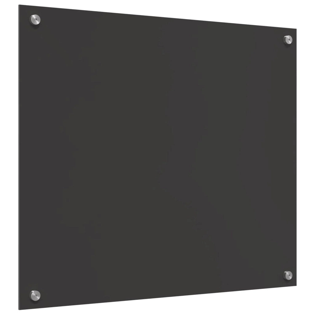 Schienale da cucina Grigio scuro 70 x 60 cm vetro temperato 42001240
