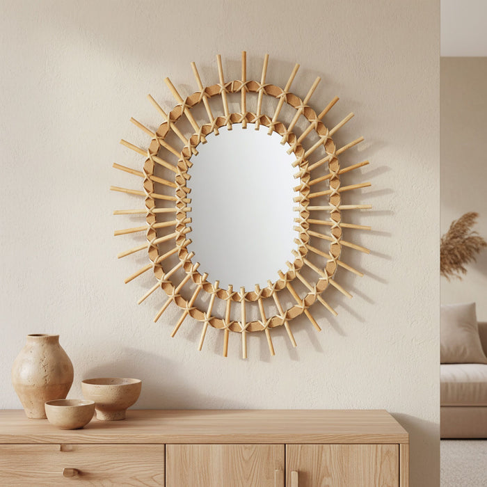 Specchio Da Parete Boho 57cm Qdj5749