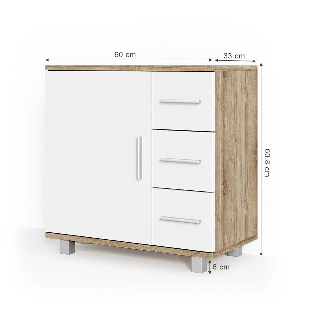 Vicco Mobile sottolavabo per bagno Sonoma 60 x 60 cm