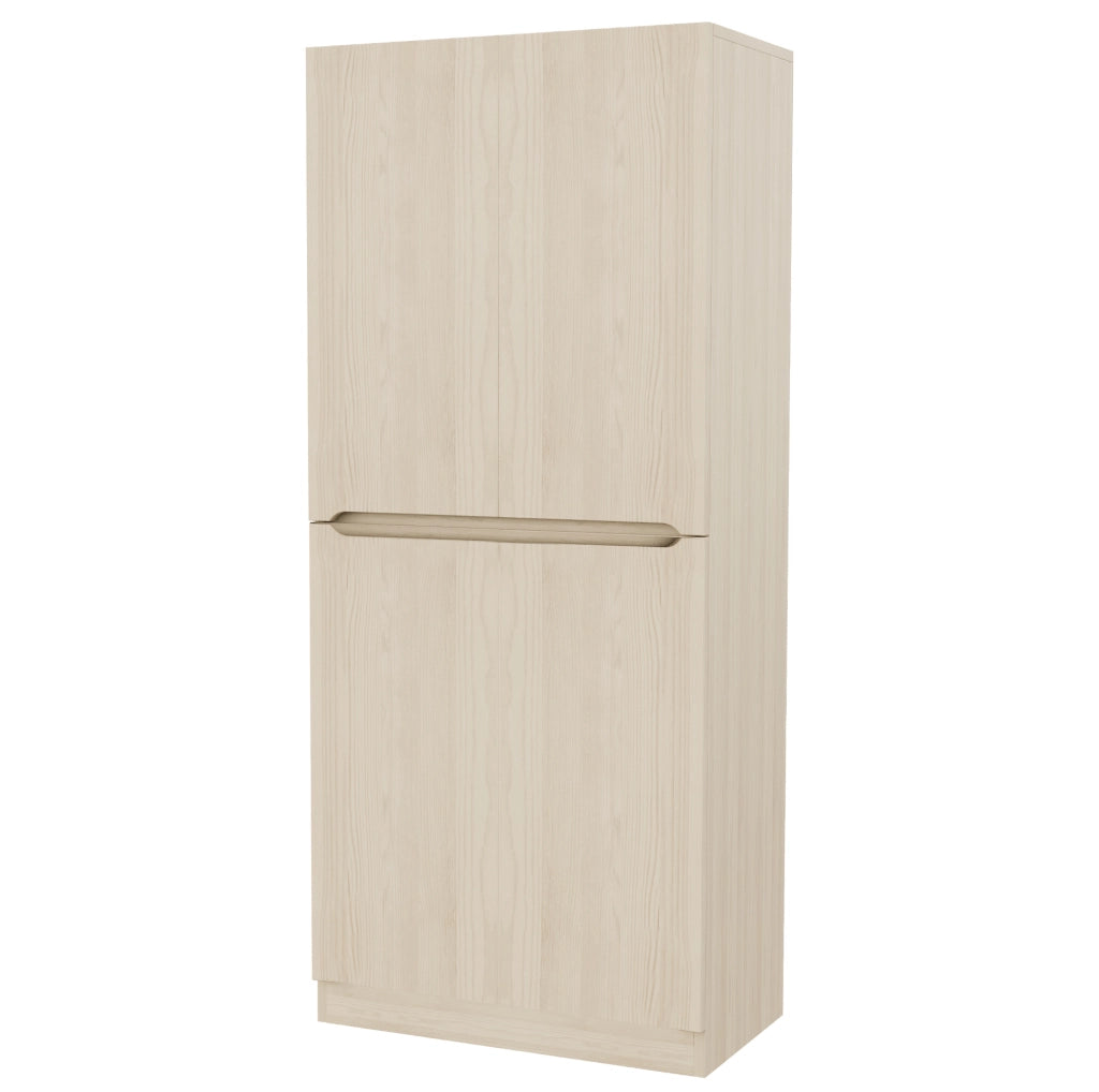 Armadio ULEVR 70x40x170 cm a 2 ante con vano appendiabiti e scomparti interni
