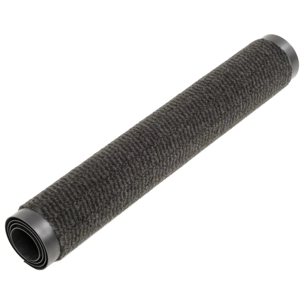Tappeti Antipolvere 2 pz Rettangolari Trapuntati 80x120 cm Neri 3051610