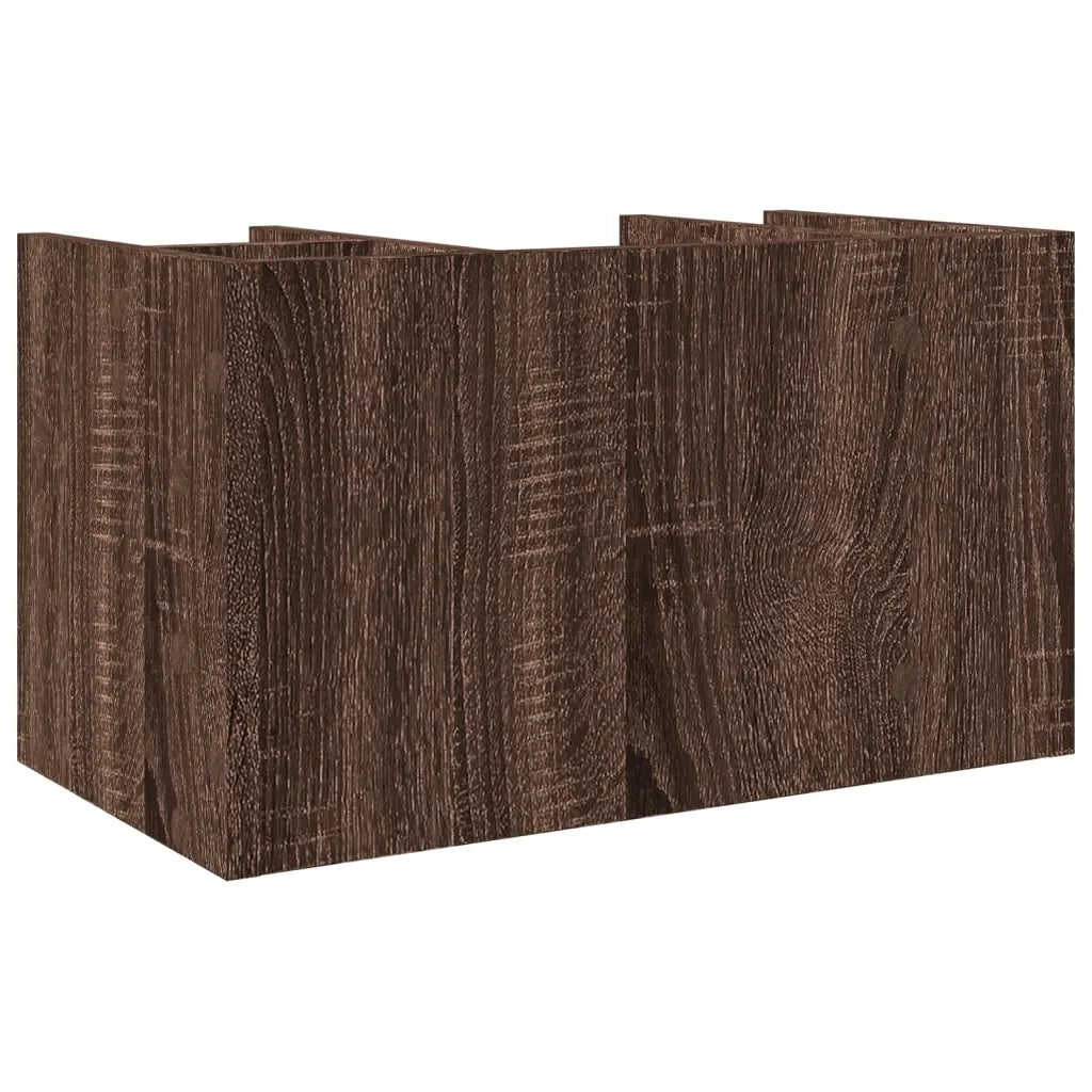 Organizer Scrivania Rovere Marrone 44,5x24x25 Legno Multistrato CFW6284160
