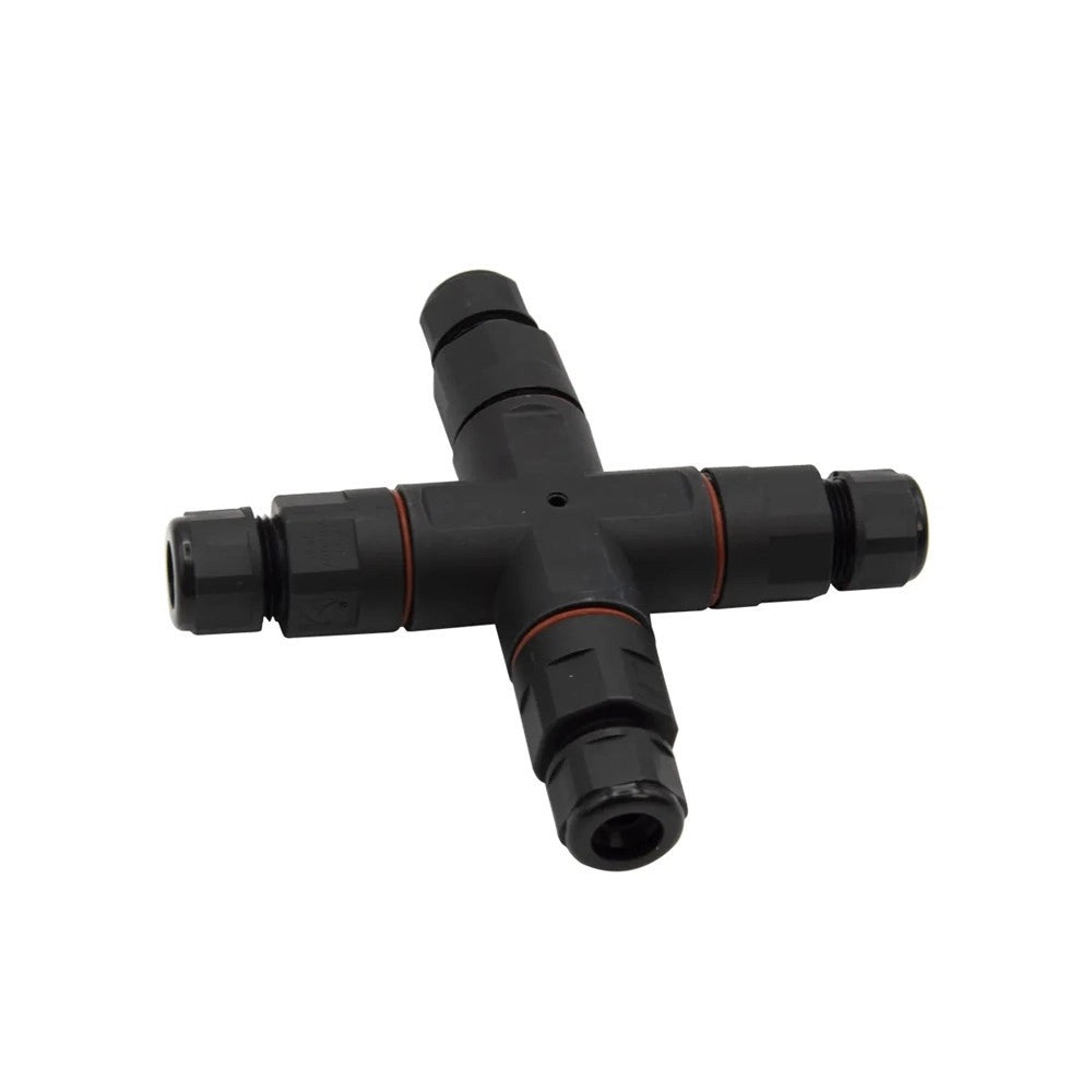 Trade Shop - Connettore Di Giunzione Stagna Giunto Cavi Forma Di X Impermeabile Ip68 16a Cn-x -
