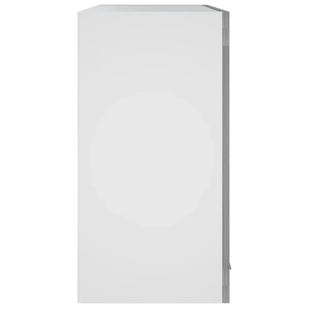 Pensile in Vetro “Lyon” Grigio Sonoma 60x31x60 cm 815121
