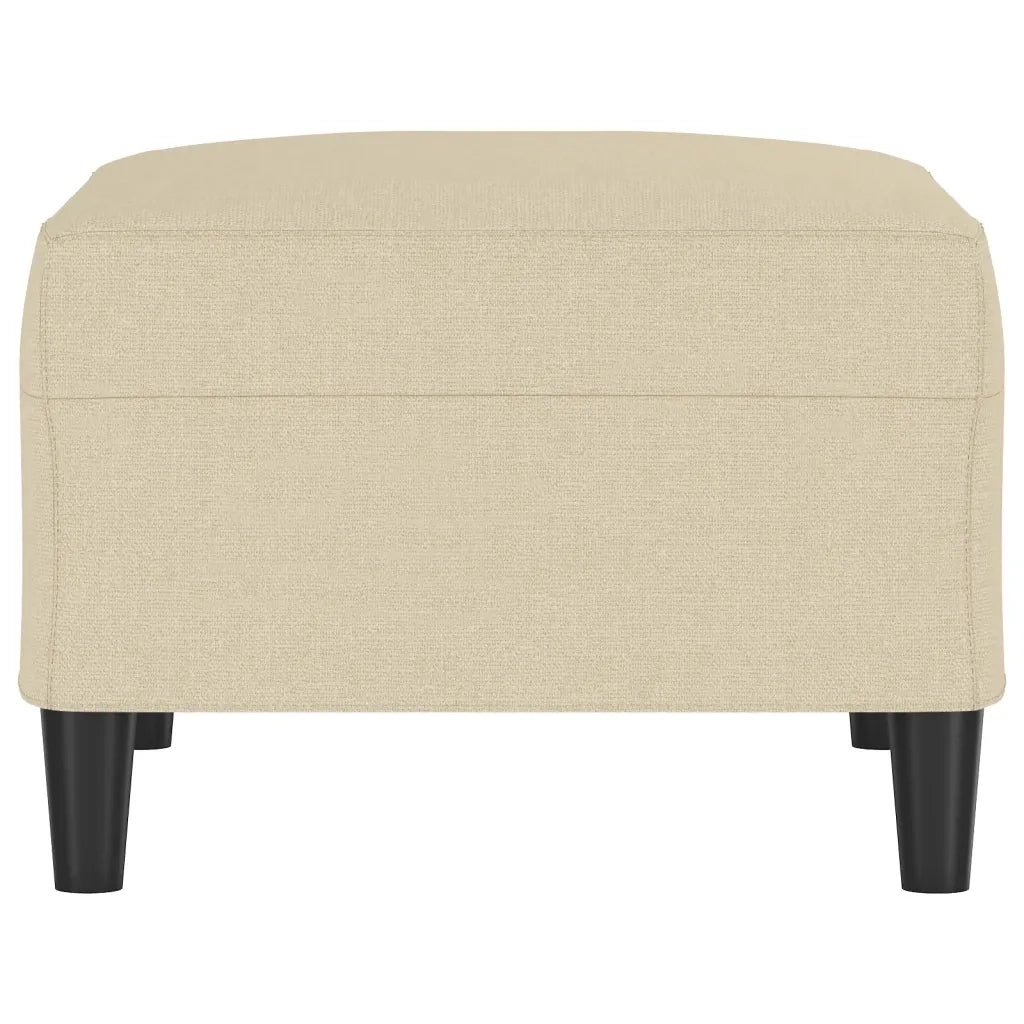 Poggiapiedi Crema 70x55x41 cm in Tessuto cod mxl 67317