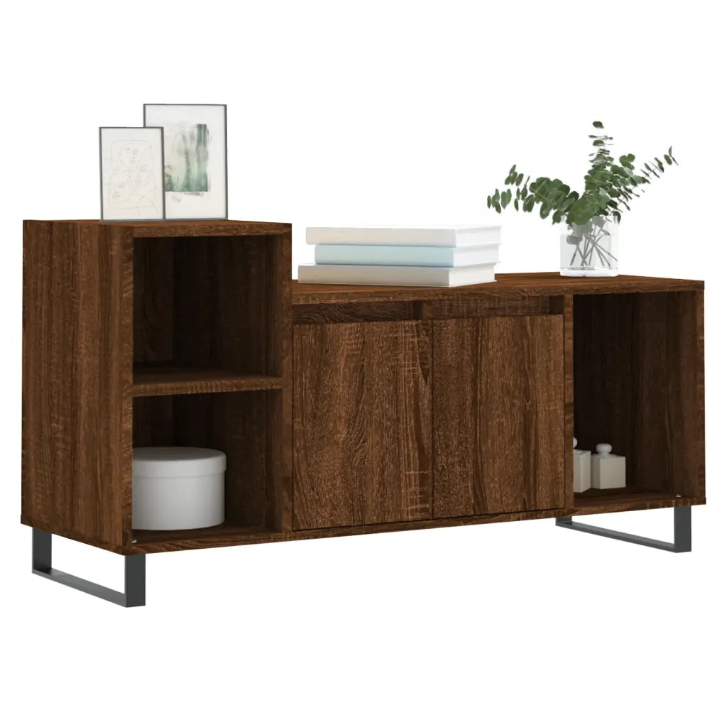 Mobile TV | Armadietto TV | Mobile Porta TV Rovere Marrone 100x35x55 cm in Legno Multistrato