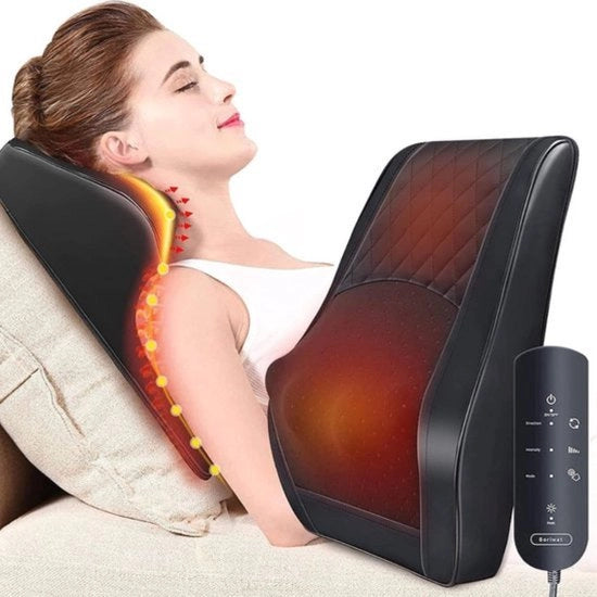 Apparecchio per massaggi - Apparecchio per massaggi a rilascio muscolare - Apparecchio per massaggi con calore Shiatsu - Apparecchio per massaggi al collo - Alleviamento del dolore muscolare per collo, schiena, spalle