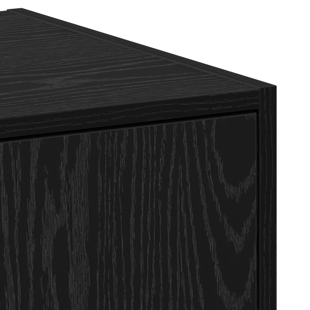 Armadio da Fattore Quercia Nera 30x41x118 cm Legno Ingegnerizzato