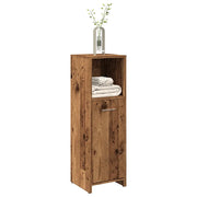 Mobile da Bagno Legno Antico 30x30x95 cm in Legno Multistrato 856033