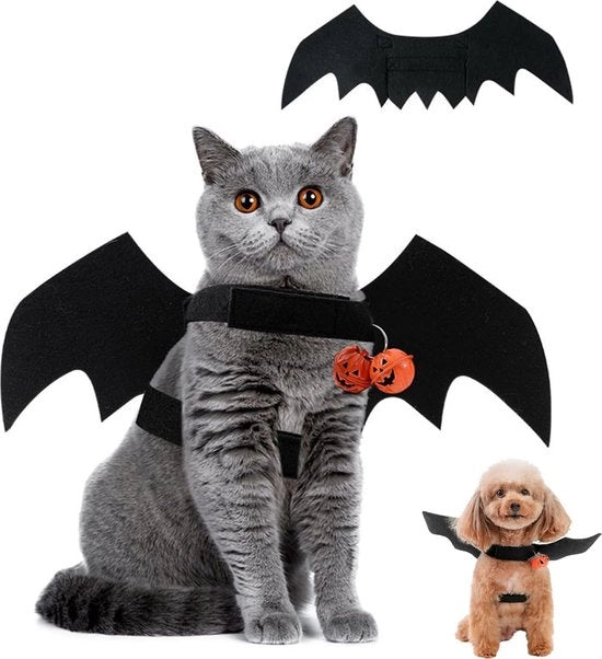 Alianti per Animali da Halloween con Fregio di Zucca per Cani e Gatti Dimensione M