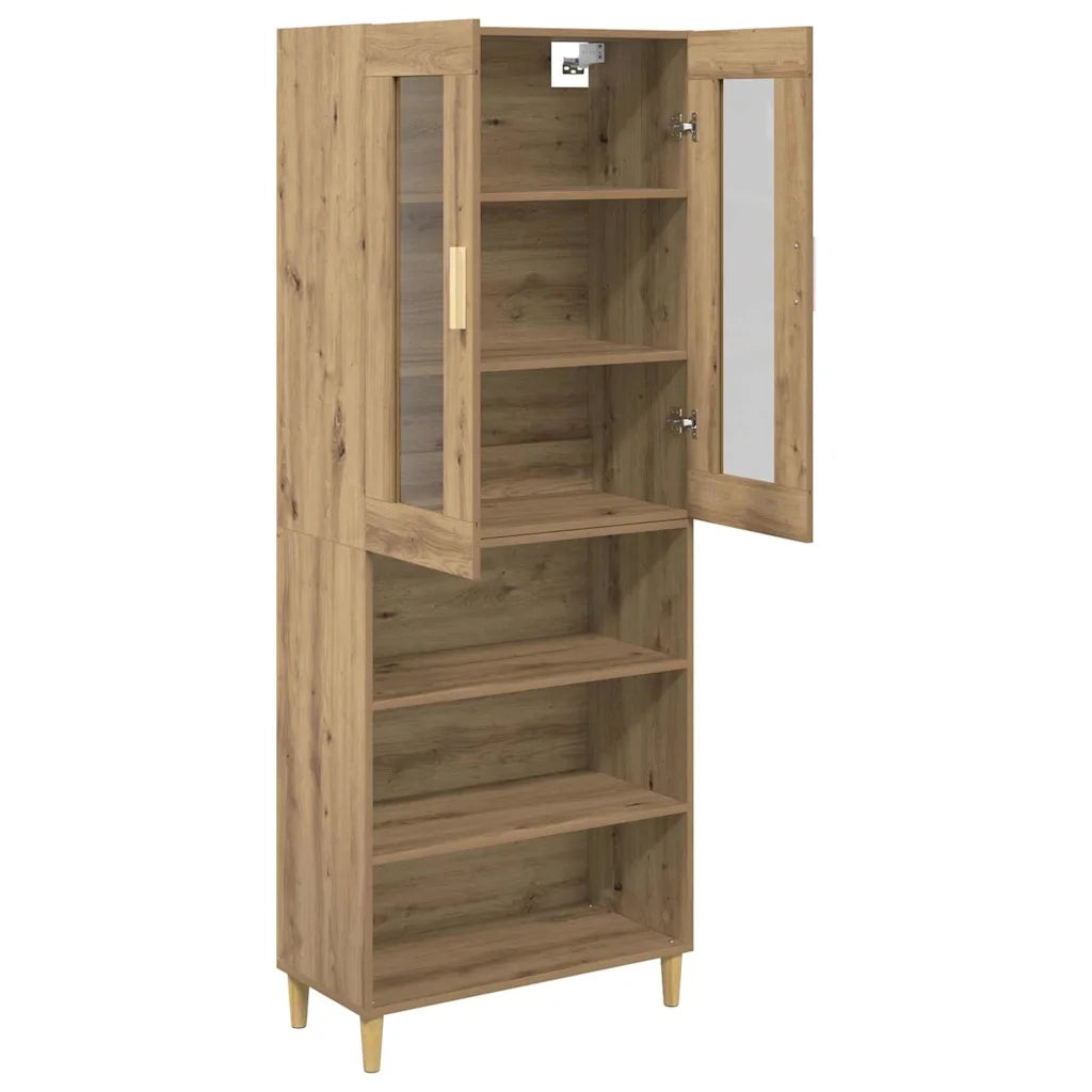 Credenza | Madia | Buffet da pranzo | Armadio da pranzo Rovere artigianale 69,5 x 34 x 180 cm