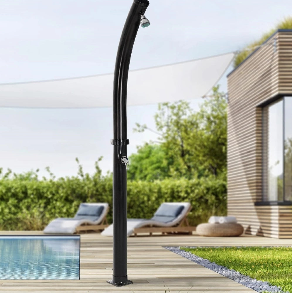 Doccia Solare da Giardino 20 LT con Miscelatore per Esterno Piscina Campeggio