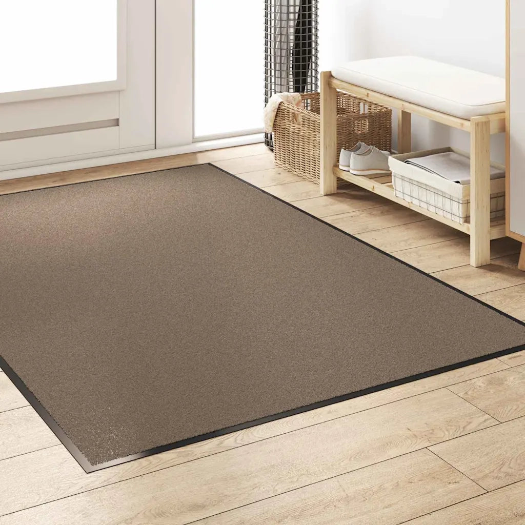 Tappetino Beige e Nero 120 x 180 cm 100% Poliammide 4100787