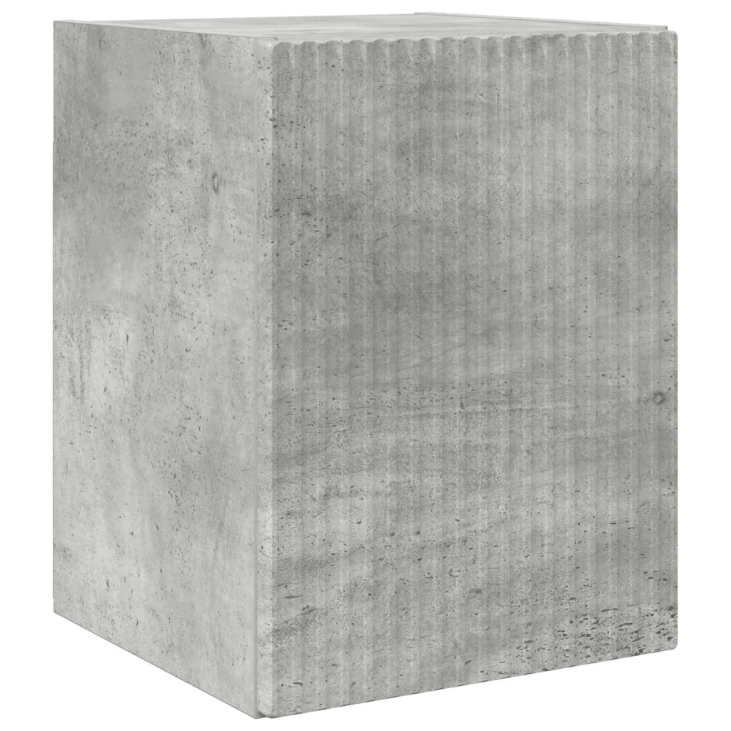 Mobile TV da parete 2 pz-Set di 2 Mobile TV a Muro-Credenza TV Calcestruzzo 30 x 31 x 40 cm