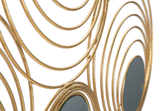 Pannello Rays 90x2,5x45 cm in Ferro Oro