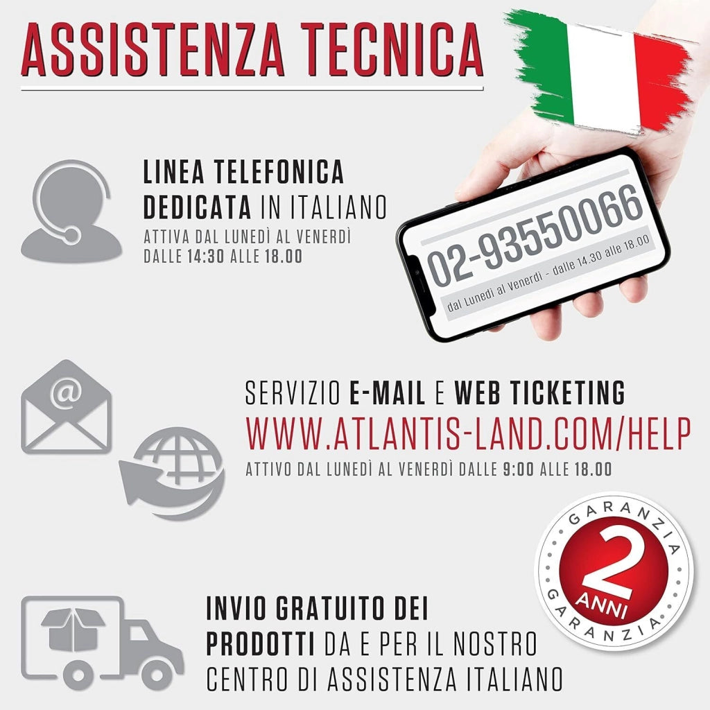 Atlantis Land Volta Pro Telecamera di sicurezza IP Interno e esterno 1920 x 1080 Pixel Soffitto/muro