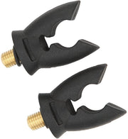 Supporto per canna da pesca - 2 pezzi a forma di U - Design antiscivolo - Silicone di alta qualità - Peso leggero 38 g - Adatto per fori di viti fino a 1 cm - Supporto per canna da pesca