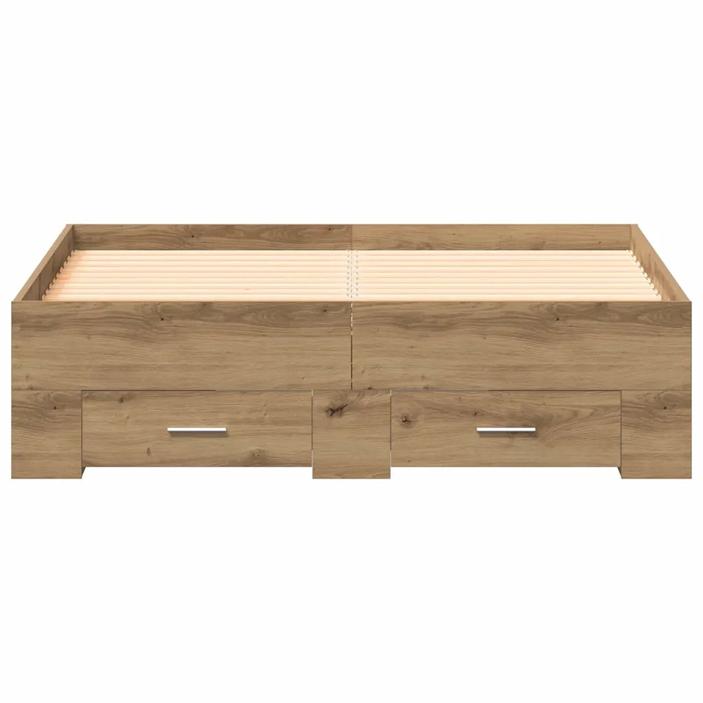 Struttura del letto-Giroletto Rovere artigianale 120 x 190 cm 245142