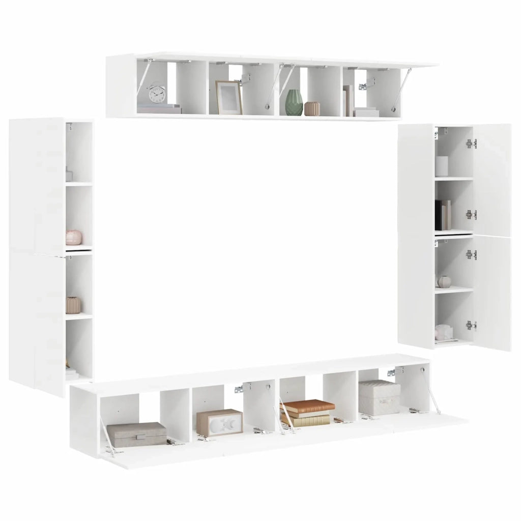 Mobile TV 8 pcs Bianco