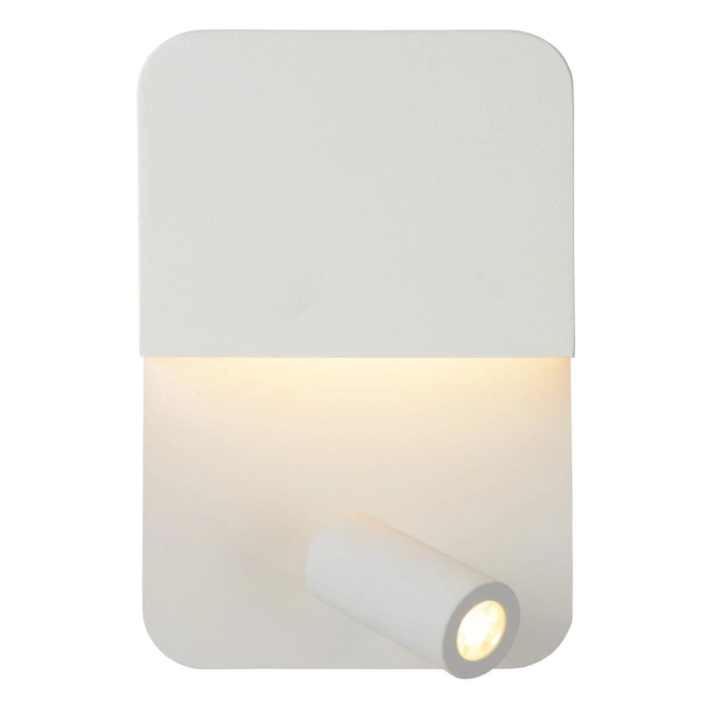 Lucide BOXER applique bianca LED 5W 3000K 2luci lettura