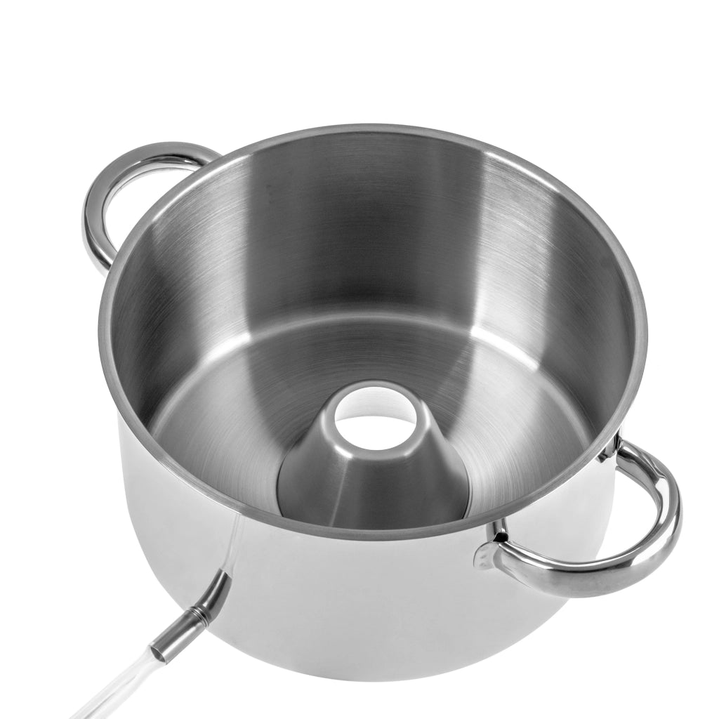 KADAX Spremiagrumi da 5 litri in acciaio inox, a vapore, a induzione e a gas, 3 in 1